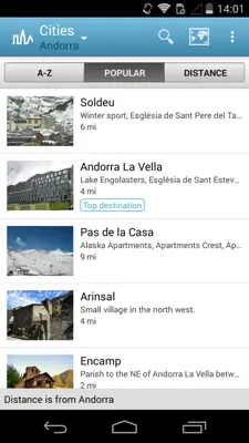 Triposo World Travel Guide android App screenshot 2